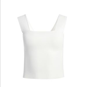 Alice and Olivia Radisha Square Neck Cropped Tank